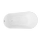Sublime 60" Single Slipper Freestanding Bathtub
