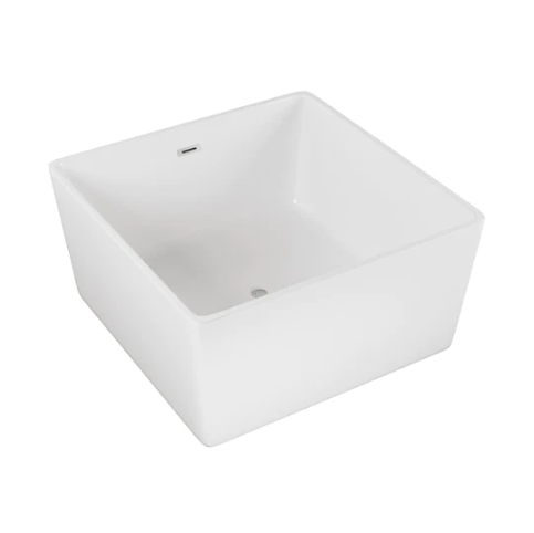 Voltaire 47" Square Freestanding Bathtub