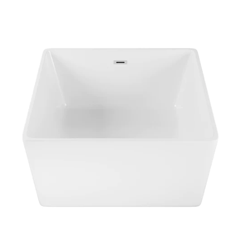 Voltaire 47" Square Freestanding Bathtub