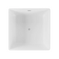 Voltaire 47" Square Freestanding Bathtub