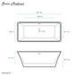 St. Tropez 67" Freestanding Bathtub