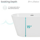 Claire 48" Freestanding Bathtub