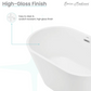 Claire 48" Freestanding Bathtub