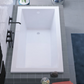 Voltaire 54" x 30" Reversible Drain Drop-In Bathtub