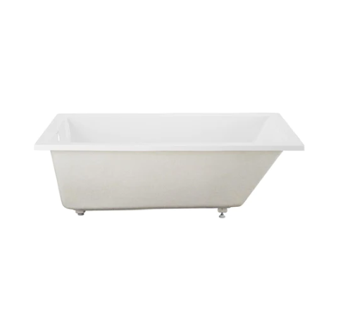 Voltaire 66 "x 36" Reversible Drain Drop-In Bathtub