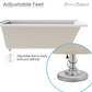 Voltaire 66 "x 36" Reversible Drain Drop-In Bathtub