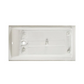 Voltaire 66 "x 36" Reversible Drain Drop-In Bathtub