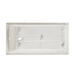 Voltaire 72" x 36" Reversible Drain Drop-In Bathtub