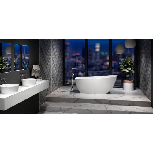 Jacuzzi JSTF6731BUXXXXW "Stella" Unique Size Soaking Tub