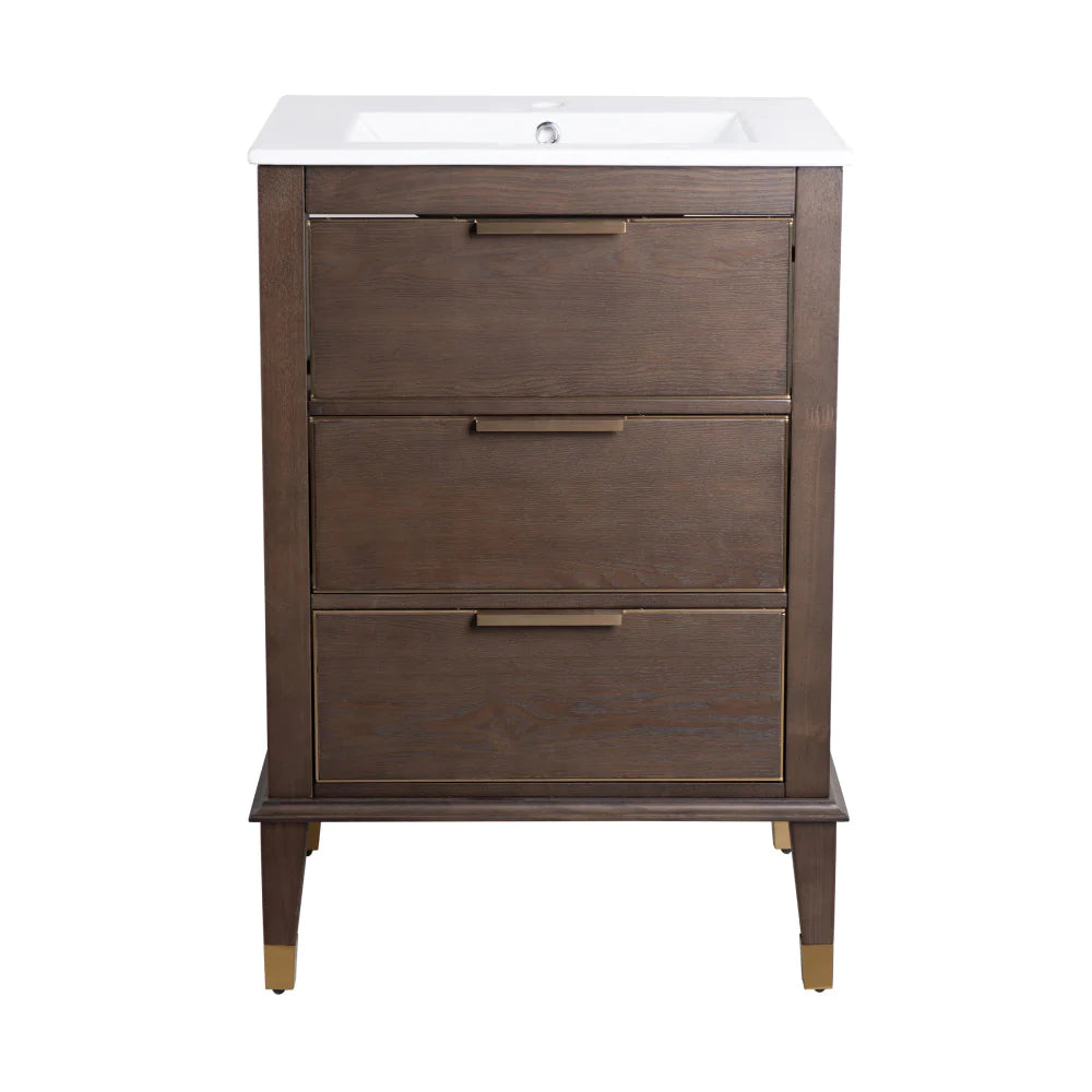 Hugo 24" Bathroom Vanity in Walnut