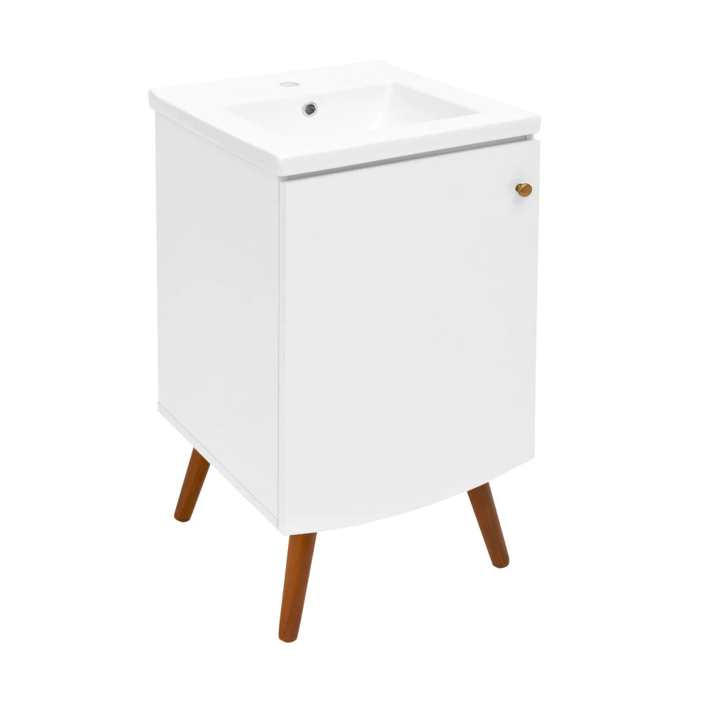 Manoir 18" Bathroom Vanity in White