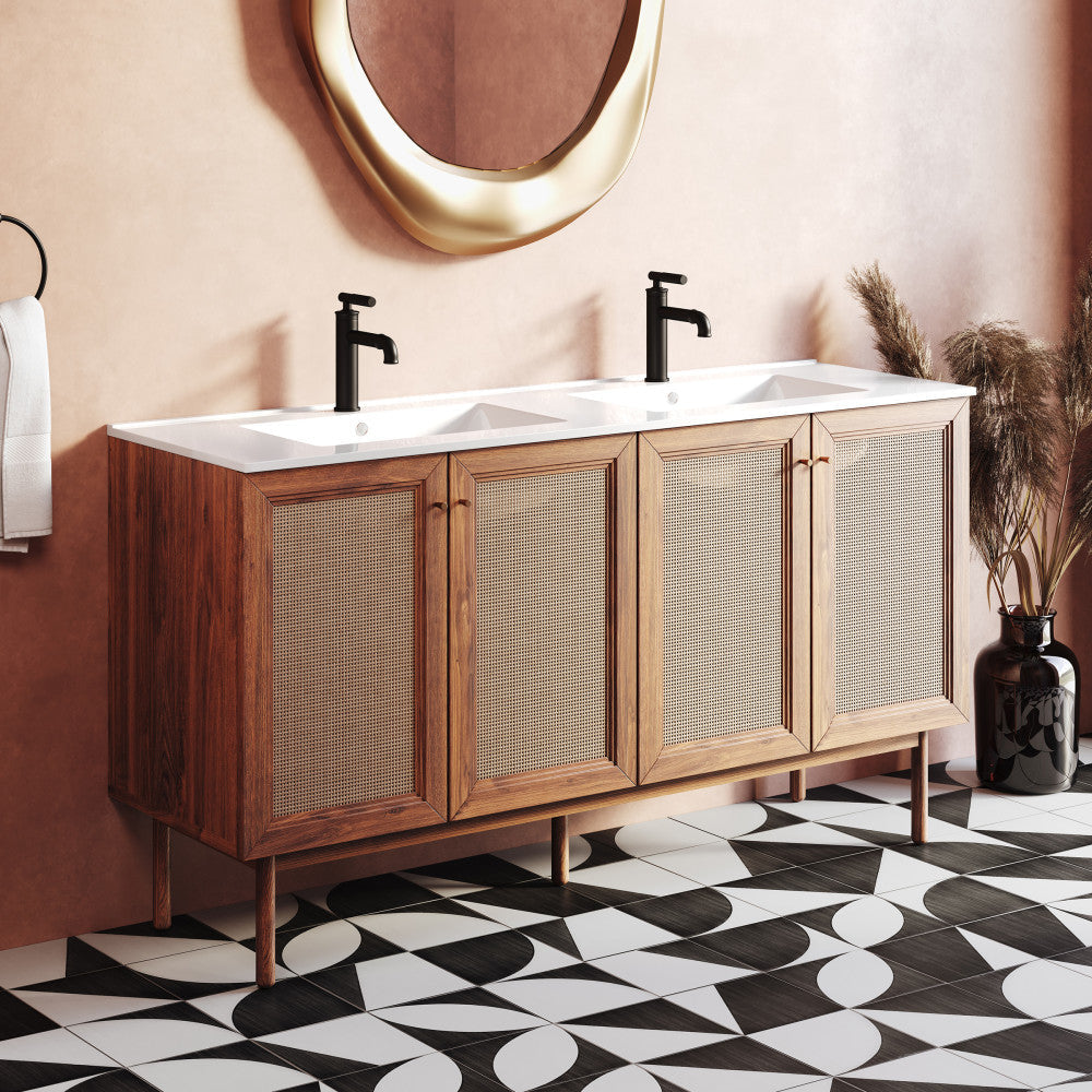 Classé 60" Bathroom Vanity in Oak