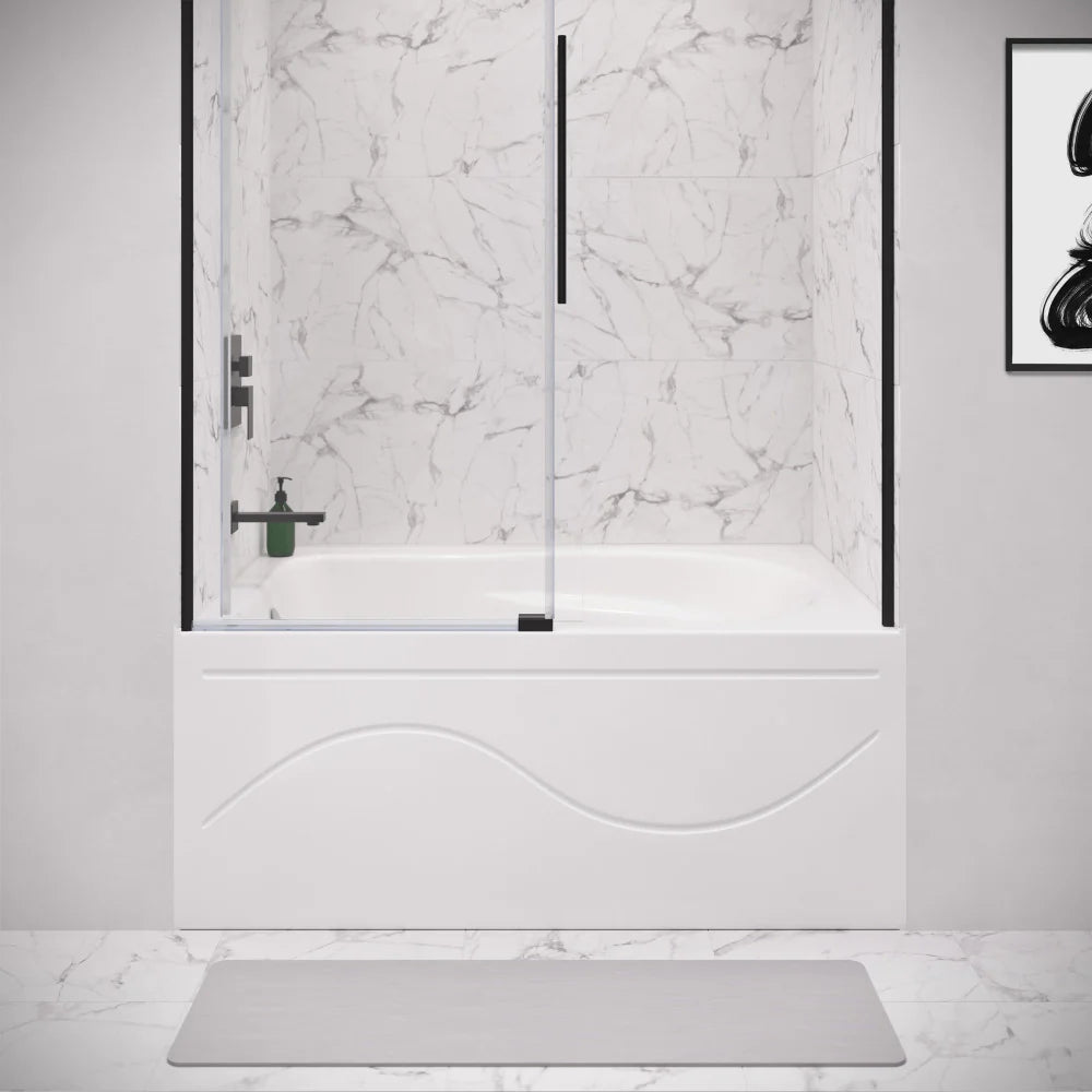 Ivy 48'' x 32" Bathtub with Apron Right Hand Drain in White