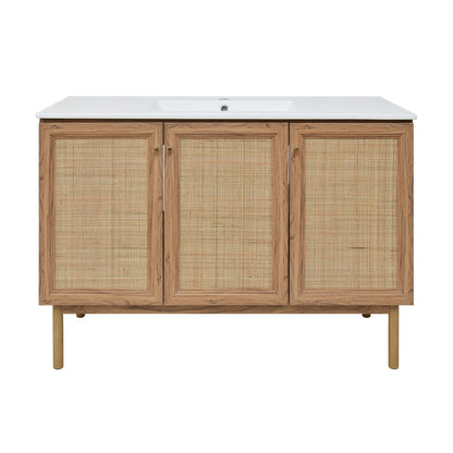 Classé 48" Bathroom Vanity in Oak