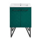 Annecy 24" Bathroom Vanity in Barracuda Teal