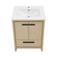 Virage 24 Freestanding, Bathroom Vanity in Natural Oak