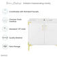 Voltaire 36" Single, Bathroom Vanity in White with Gold Hardware