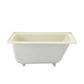Voltaire 48" X 32" Right-Hand Drain Alcove Bathtub in Bisque