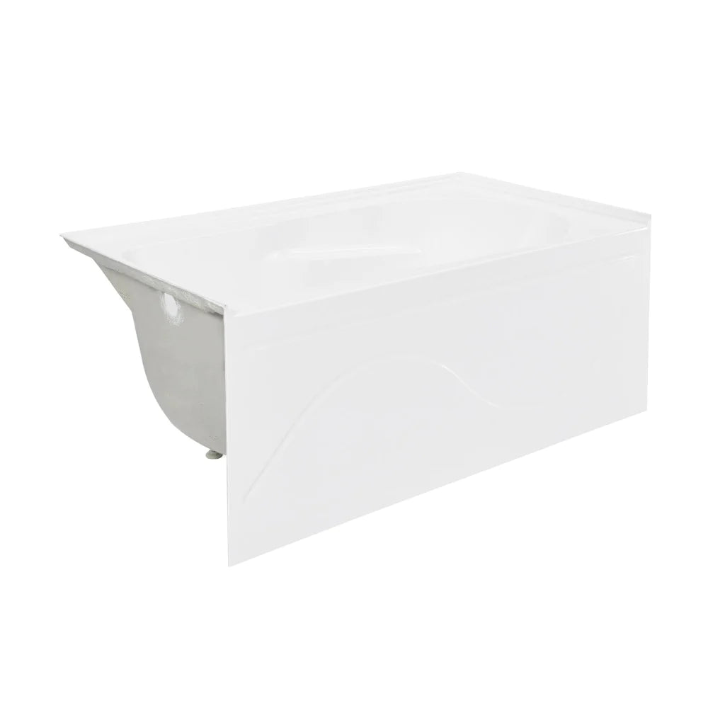 Ivy 48'' x 32" Bathtub with Apron Right Hand Drain in White