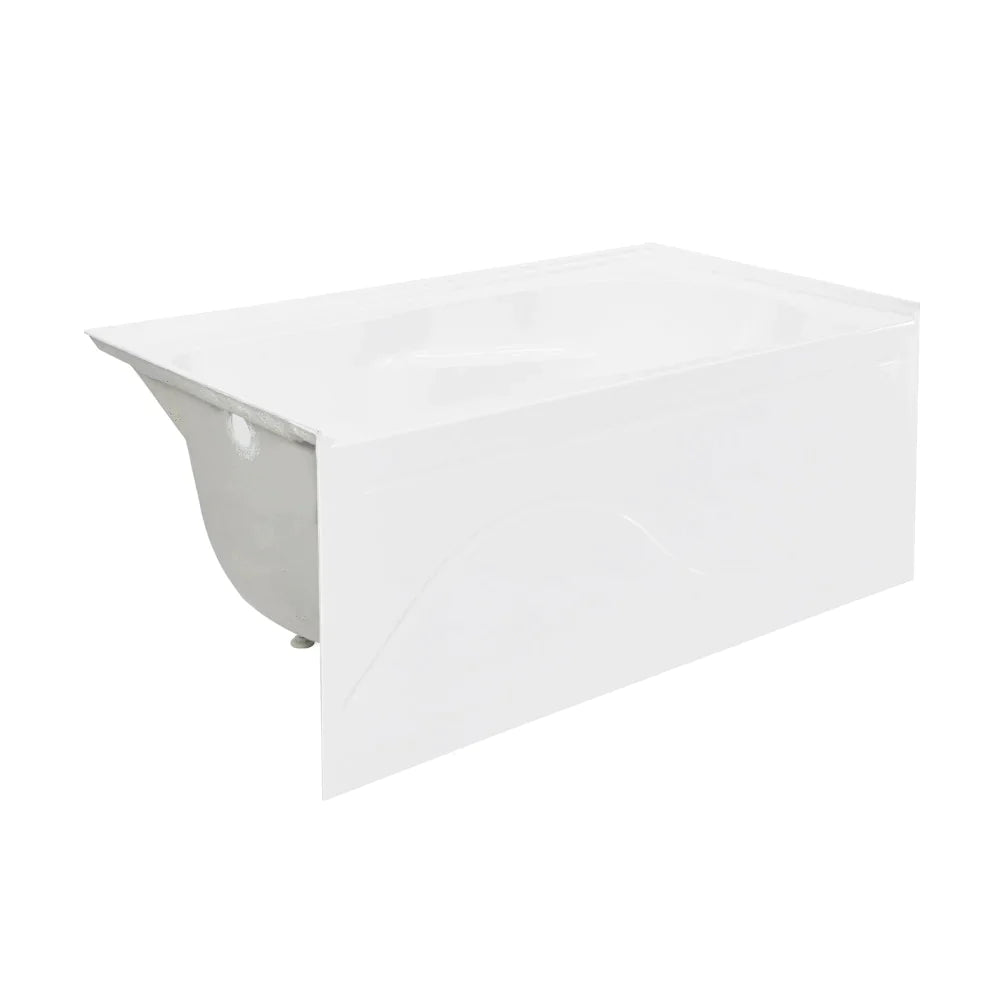 Ivy 48'' x 32" Bathtub with Apron Right Hand Drain in White
