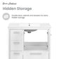 Virage 36 Freestanding, Bathroom Vanity in Glossy White