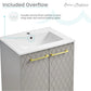 Annecy 24" Bathroom Vanity in Diamond Grey