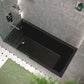 Voltaire 60" X 30" Right-Hand Drain Alcove Bathtub in Matte Black