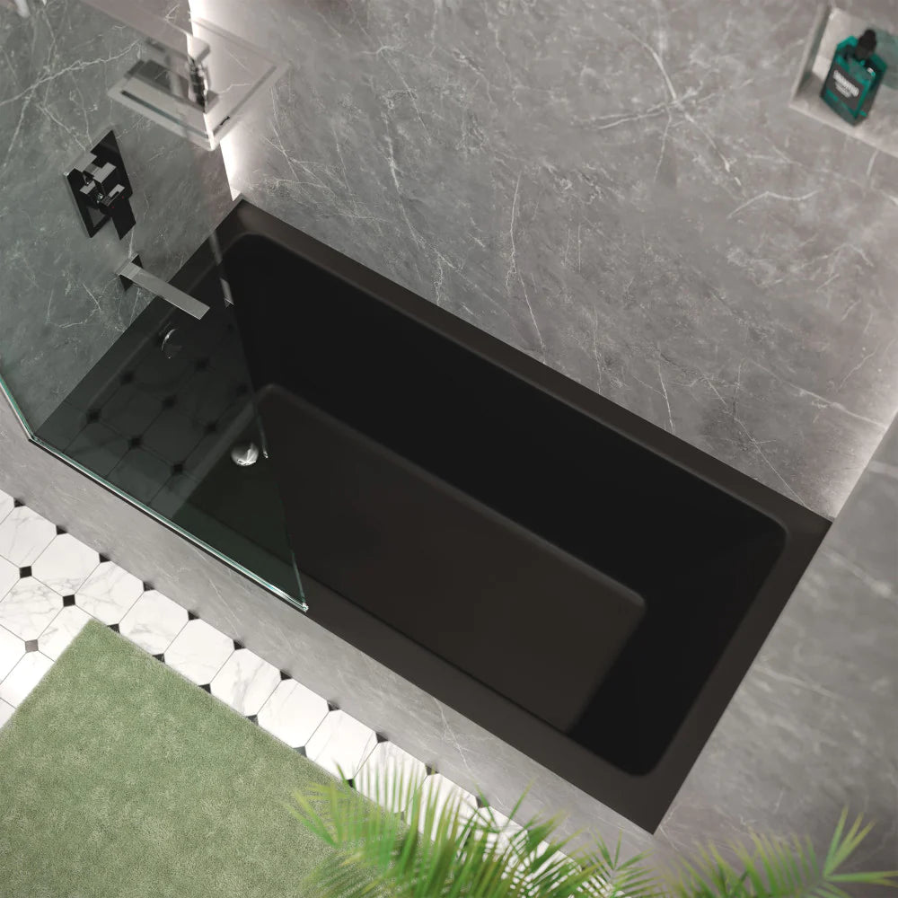 Voltaire 60" X 30" Right-Hand Drain Alcove Bathtub in Matte Black
