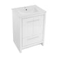 Virage 24" Freestanding, Bathroom Vanity in Glossy White