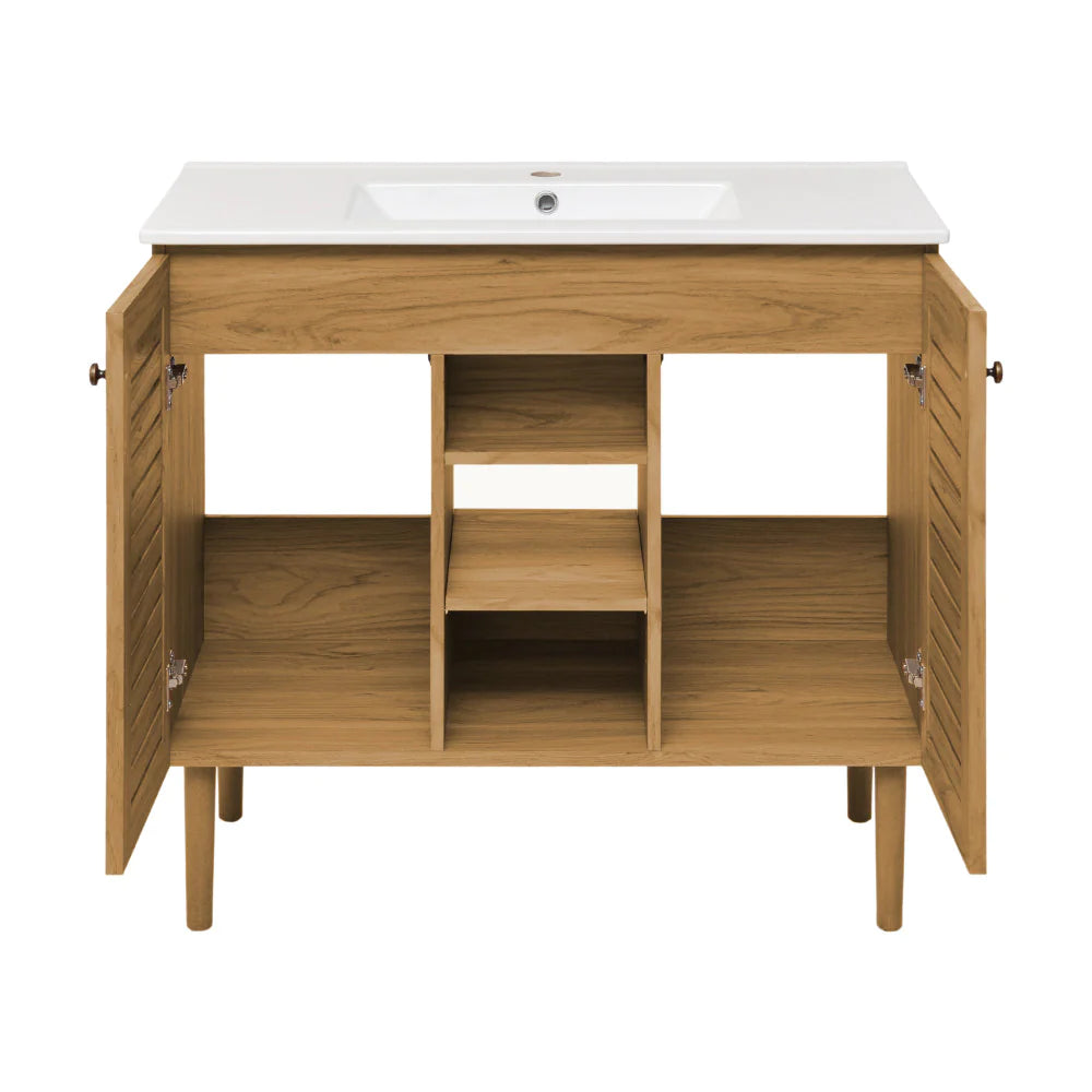 Bron 36" Bathroom Vanity in Oak