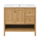 Château 36" Bathroom Vanity in Natural Oak