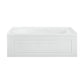 Concorde 60 in. x 32 in. Acrylic Glossy White, Alcove, Integral, Right-Hand Drain, Apron Bathtub
