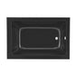 Voltaire 48" X 32" Left-Hand Drain Alcove Bathtub with Apron in Matte Black