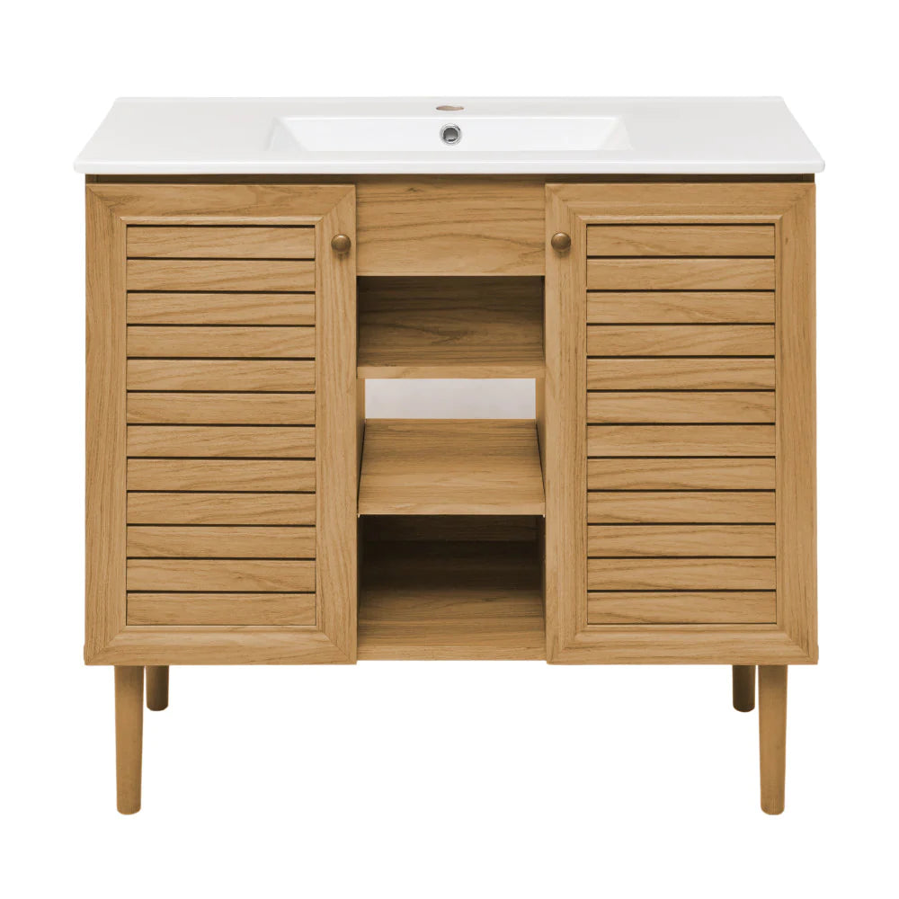 Bron 36" Bathroom Vanity in Oak