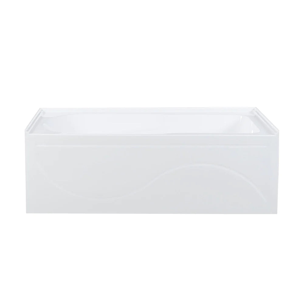 Ivy 60" X 30" Drain Alcove Bathtub with Apron