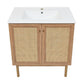 Classé 30" Bathroom Vanity in Oak