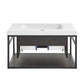 Claire 30" Wall-hung Vanity in Black