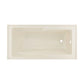 Voltaire 60" X 32" Left-Hand Drain Alcove Bathtub with Apron in Bisque