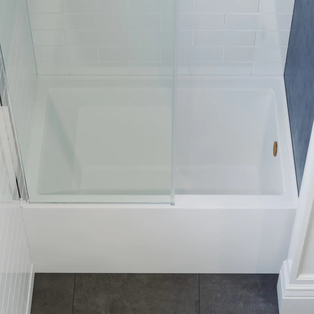 Voltaire 48" X 32" Right-Hand Drain Alcove Bathtub with Apron