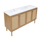 Classé 60" Bathroom Vanity in Oak
