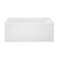 Voltaire 54" X 30" Right-Hand Drain Alcove Bathtub with Apron