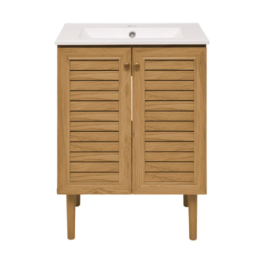 Bron 24" Bathroom Vanity in Oak